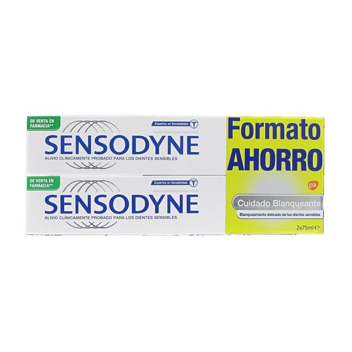 Sensodyne Whitening Care fogkrémkészlet 2x 75ml