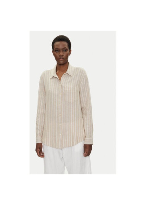 Gap női ing, 885287-13, lenvászon/viszkóz, bézs, Bézs