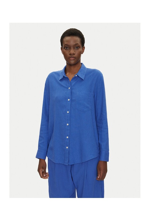 Gap női ing, 885287-15, lenvászon/viszkóz, kék, Kék