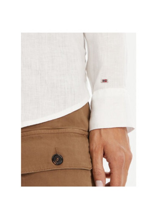 Napapijri noi ing, NP0A4IFN0021, lenvaszon, feher, Fehér