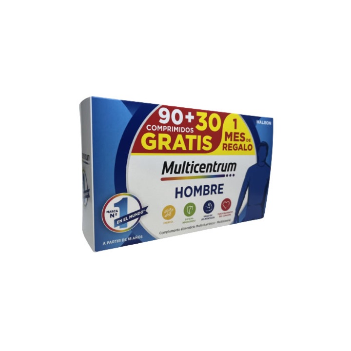Multicentrum Vitamine pentru Barbati 90+30 Tablete