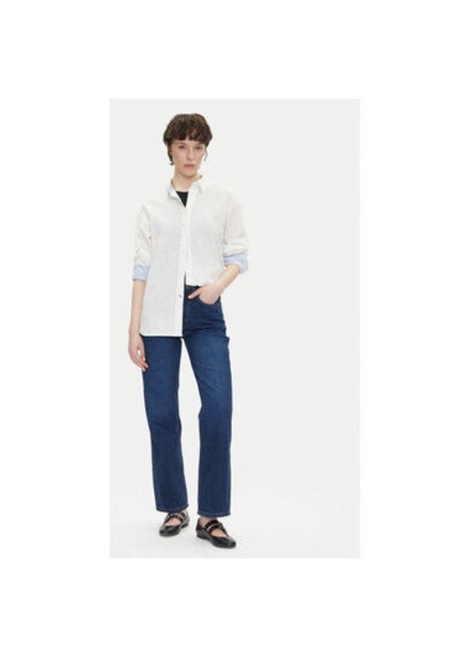Pepe Jeans női ing, PL304993, Len/Pamut, XL INTL, Fehér