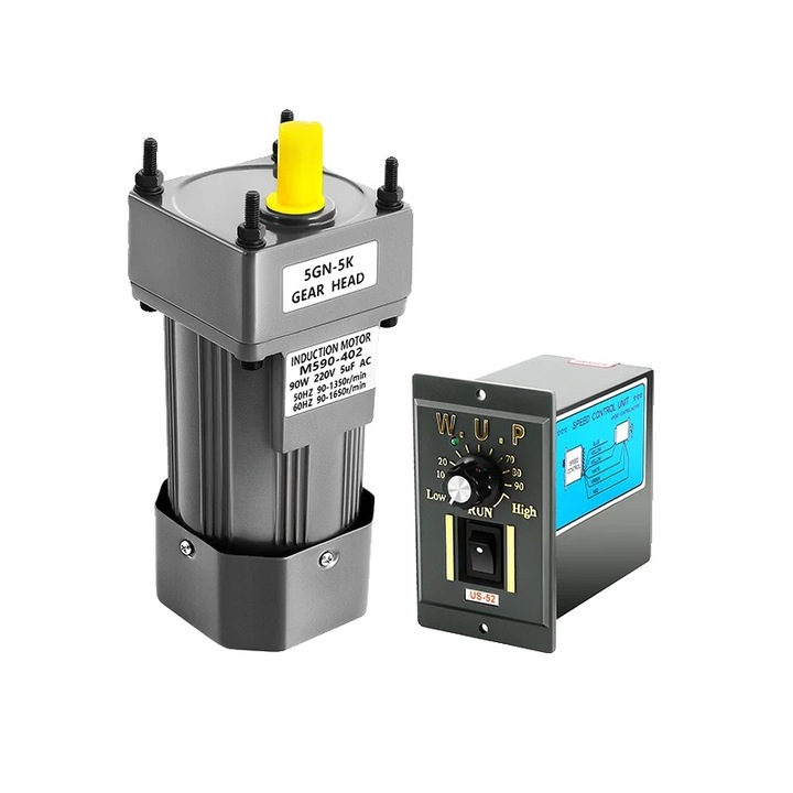 Motor cu roti dintate, design reversibil, control variabil al vitezei, eficienta ridicata, 90W, 220V, 4.1kg