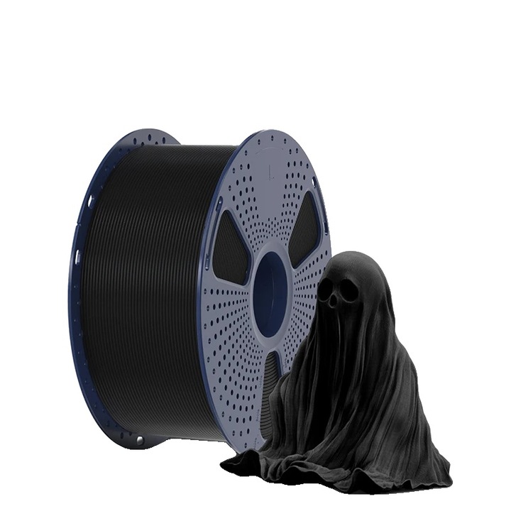 Filament 3D, 3KG PLA PLUS, rezistent, fara bule, negru