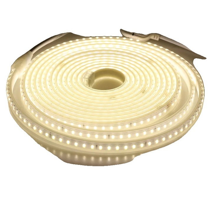 Banda LED, alb natural, 15M, impermeabila, 120 LED/m