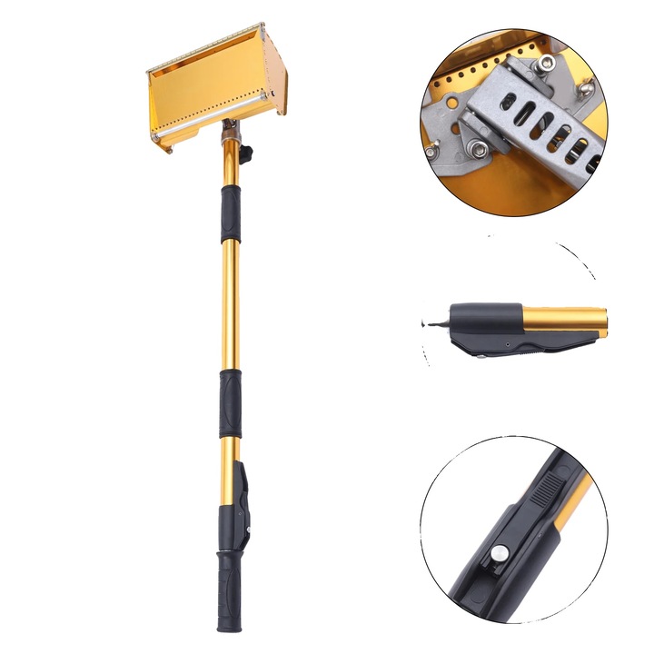 Cutie de chit pentru repararea peretilor, maner reglabil, capacitate mare, finisaj neted