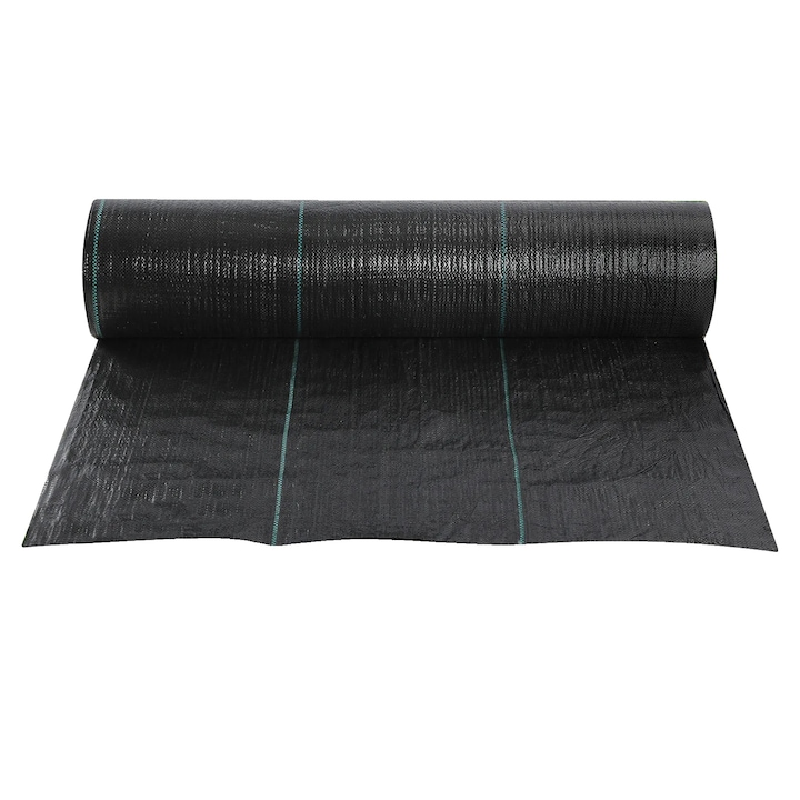 Folie de protectie impotriva ierburilor, 3x300ft, rezistenta la UV, suprafata antiderapanta