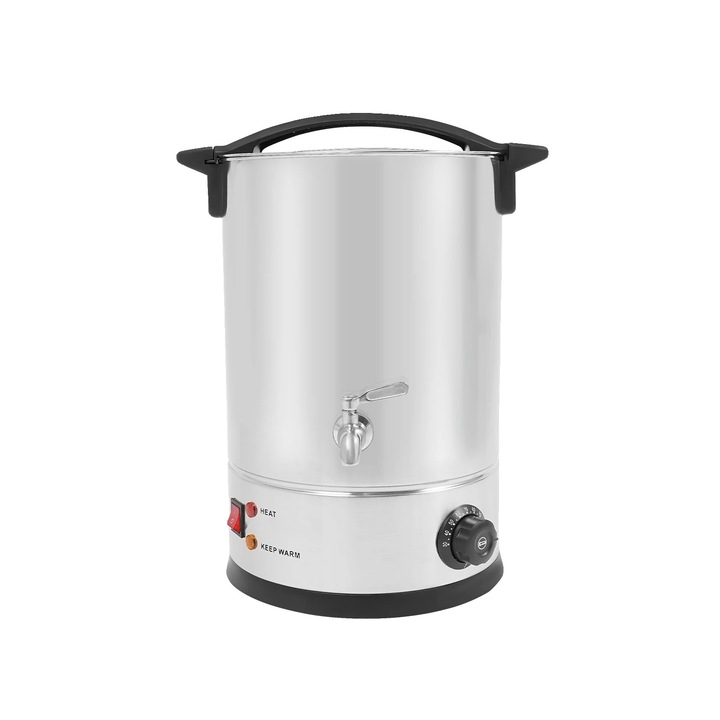 Topitor de ceara, inox, 12 litri, 1800W, 26.5x39cm, argintiu