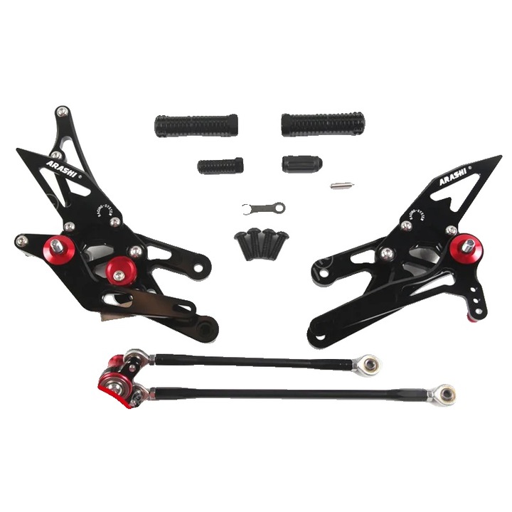 Lábtámasz, állítható háttámlával, CNC-vel megmunkálva, fekete