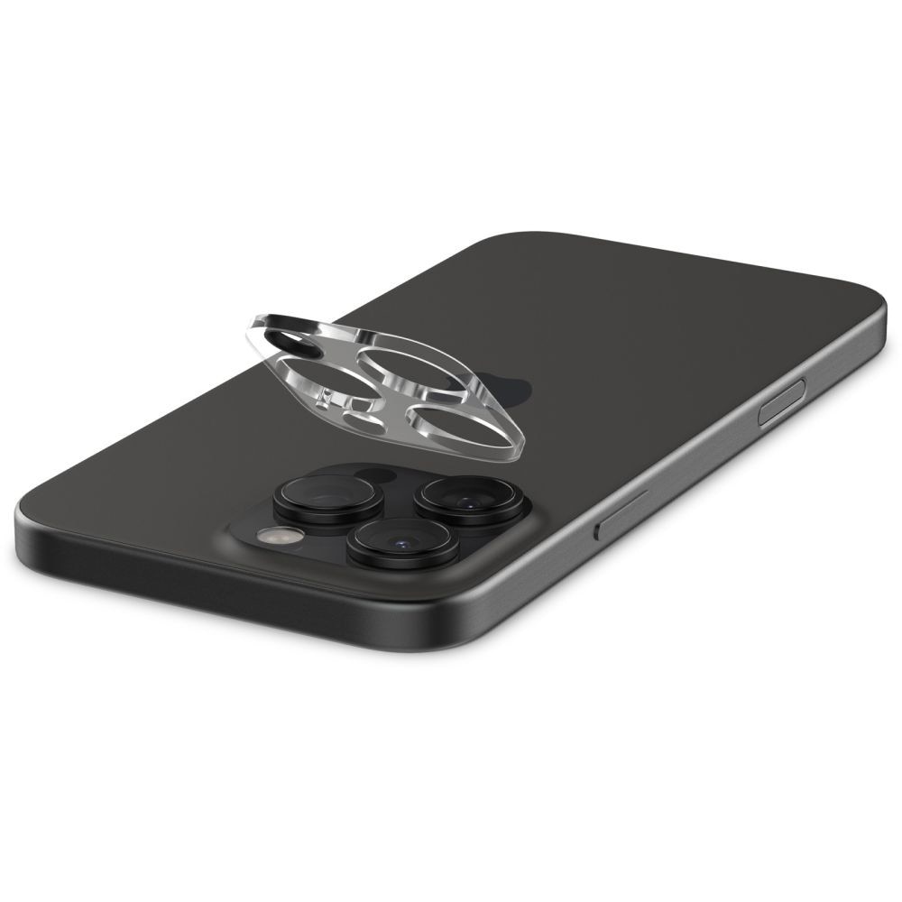 Husa Protectie Compatibila cu (2 pack) Optik.tR Camera Glass (AGL05761), Spigen, iPhone 14 Pro / Pro Max / 15 Pro / Pro Max / 16 Pro / Pro Max - Clear