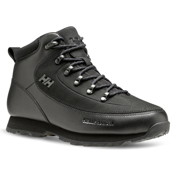 Helly Hansen férfi túrabakancs, 12030, valódi bőr, Fekete