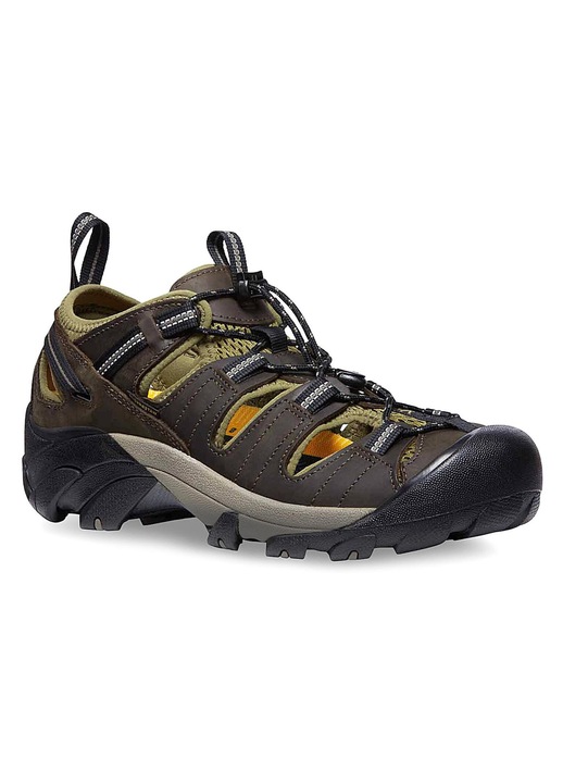 Keen ferfi szandal, 1027139, valodi bor, barna, Barna