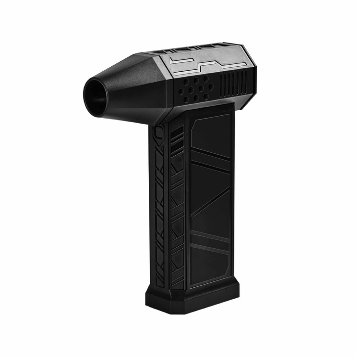 Ventilator Violent Turbo, X3, 130.000RPM, 52M/s, baterie 6000mAh, 3 niveluri de putere, motor fara perii, Negru