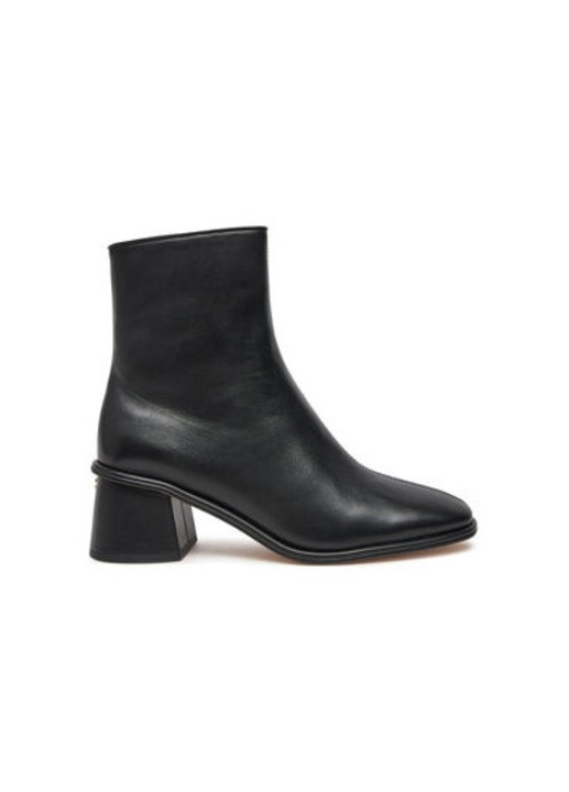 Botine dama Coach, CX017, Piele naturala, Negru, Negru