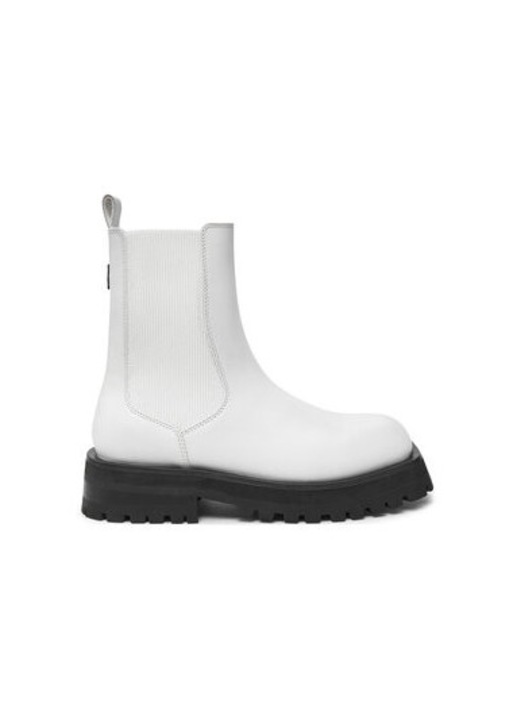 Dkny női bokacsizma, K3471540, Természetes bőr, 37 EU, Fehér/Fekete