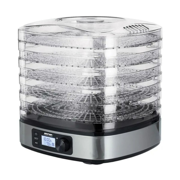 Deshidrator de alimente MPM MSG-12 380 W, aparat de gatit cu aburi, 380 W