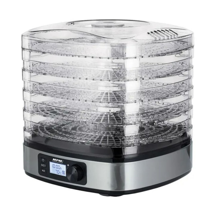 Deshidrator de alimente MPM MSG-12 380 W, aparat de gatit cu aburi, 380 W