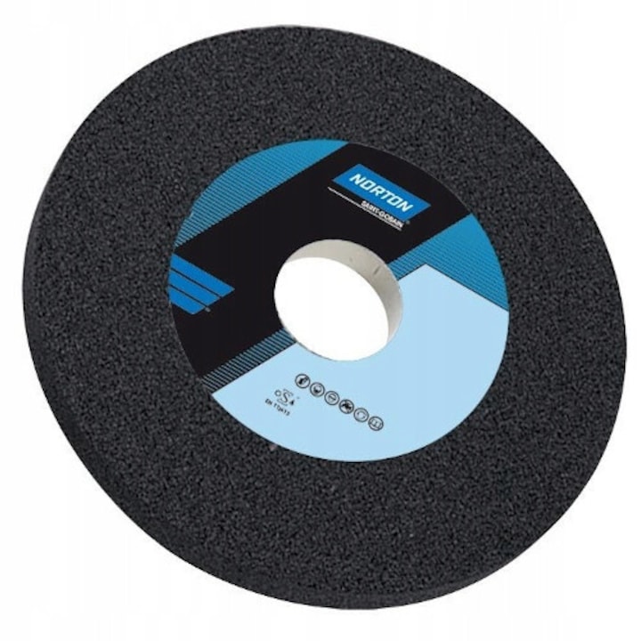NORTON csiszolótárcsák 125x16x20 mm 37C60KVK, kerámia, fekete