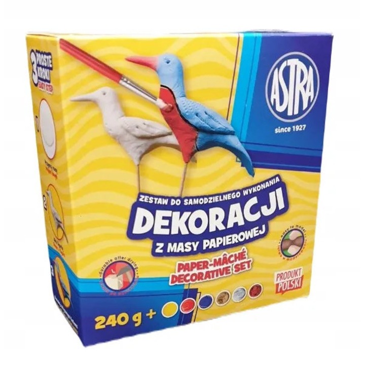 Kreatív készlet, 240g papír, 6 élénk szín (10ml), ecset, festéshez és rajzoláshoz