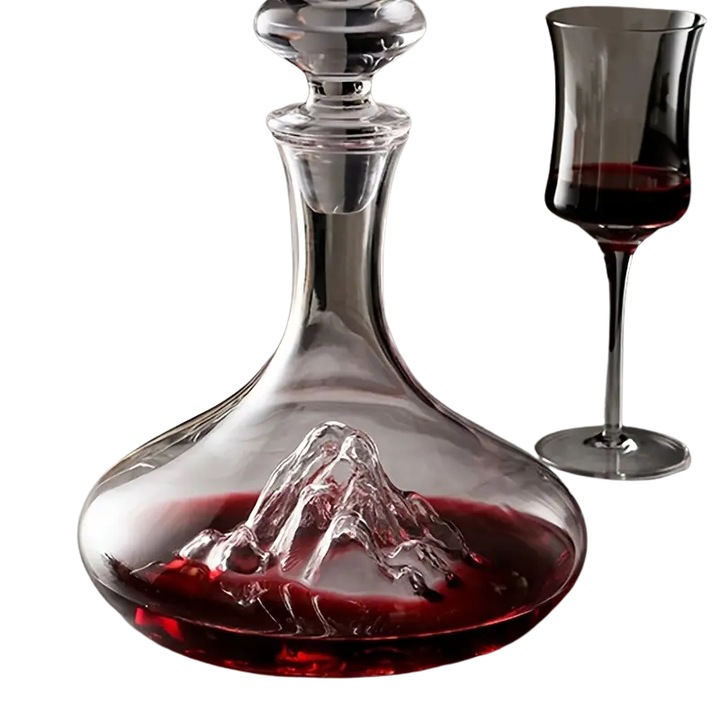 Decantor EBIN cu iceberg interior 3D, transparent, 1200 ml