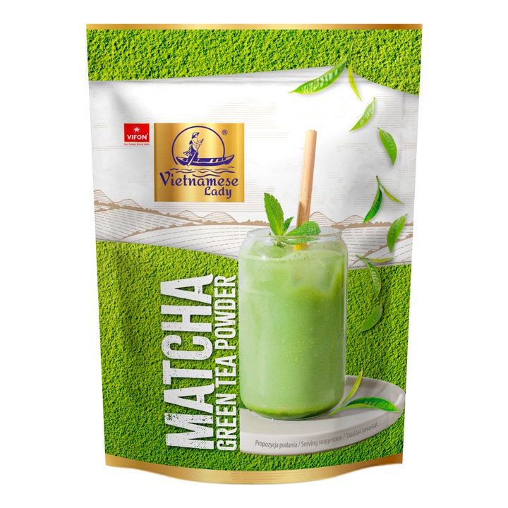 Matcha zöld tea, 50g, vietnami hölgy