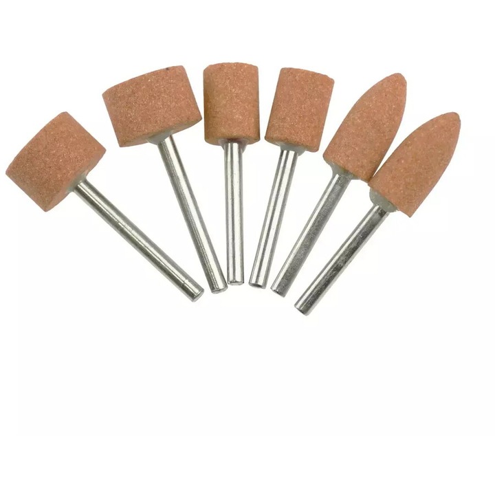Pietre de slefuit, set de 6 buc