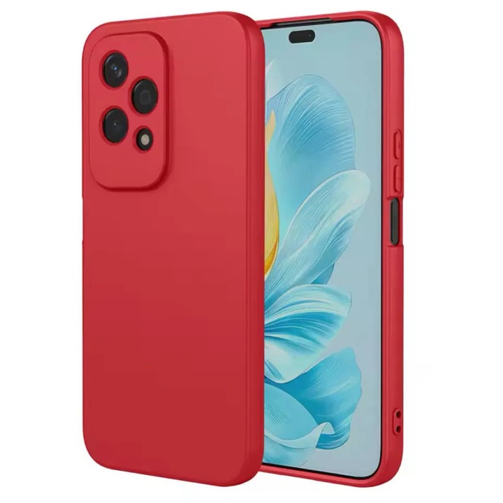 Oppo Reno 13F 5G / 13FS 5G szilikon tok, piros