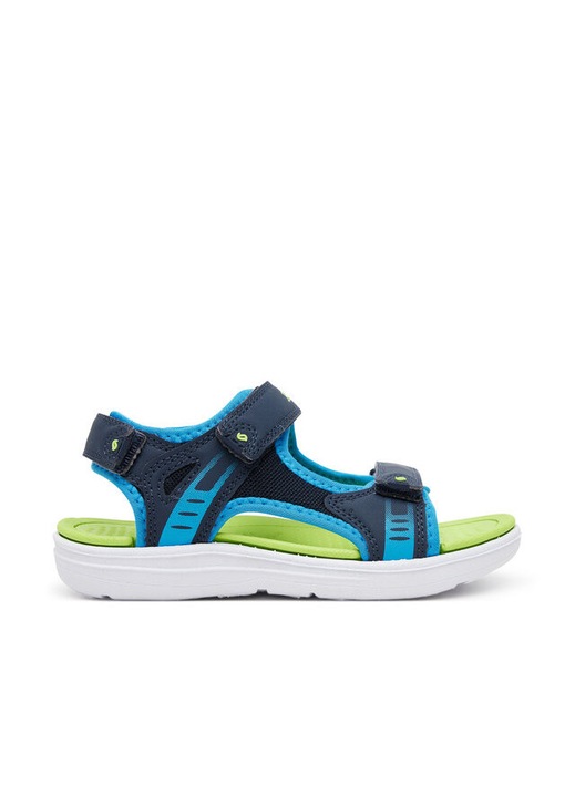 Sandale barbati Leaf, LKAGG201R, Piele ecologica, 35 EU, Bleumarin