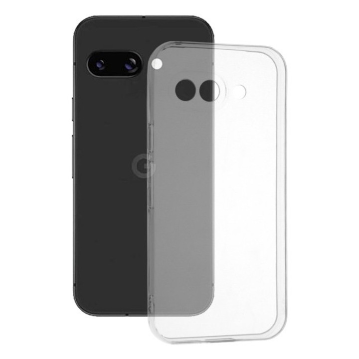 Husa Spate Upzz Slim Compatibila Cu Google Pixel 9a, Pastreaza Aspectul Original, Protectie In Jurul Camerei, Transparent