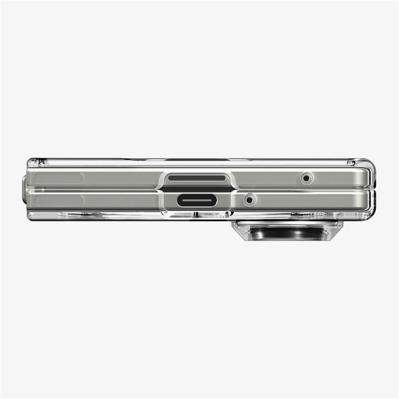 Carcasa Spigen Air Skin cu MagSafe, compatibila cu Samsung Galaxy Z Fold 7, Alb / Transparent
