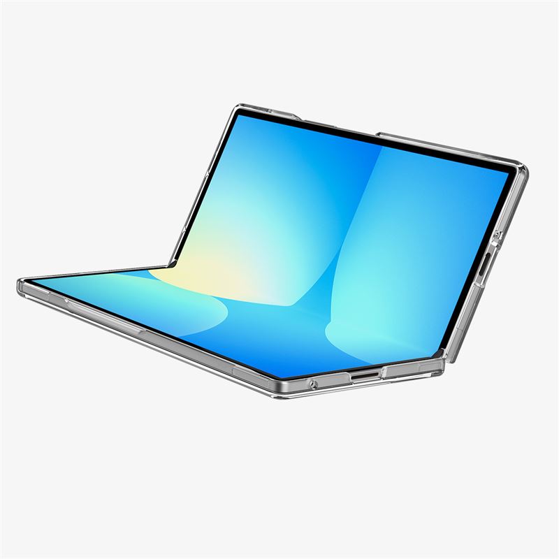 Carcasa Spigen Air Skin cu MagSafe, compatibila cu Samsung Galaxy Z Fold 7, Alb / Transparent