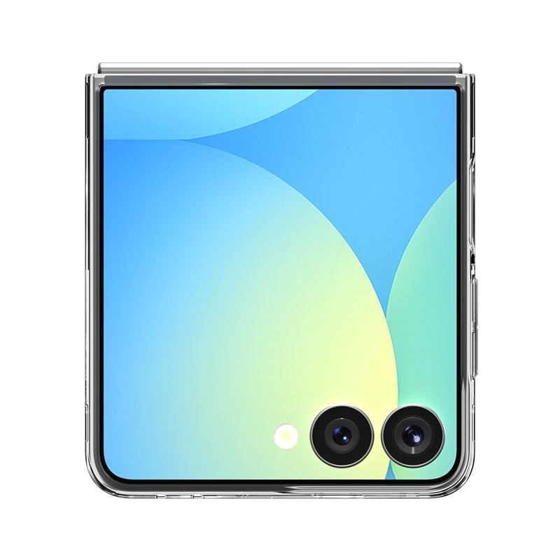 Carcasa Spigen Air Skin cu MagSafe, compatibila cu Samsung Galaxy Z Flip 7, Alb / Transparent