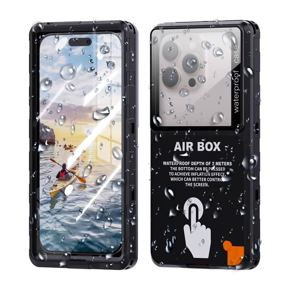 Husa pentru telefon universal (grosime max. 15mm) - ShellBox AirBox Waterproof IP68 Case (max. 6.9 inch) - Black