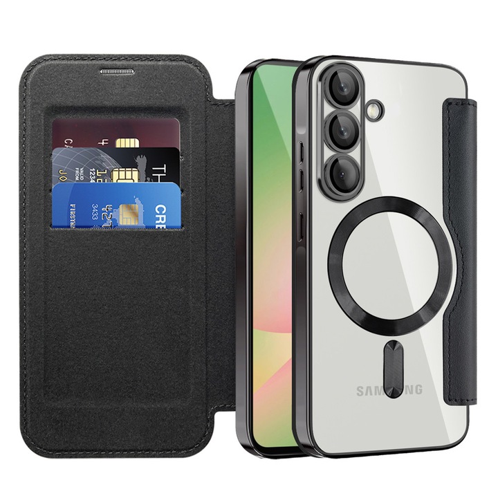 Husa Protectie Compatibila cu Samsung Galaxy A56 5G, Tim, Black