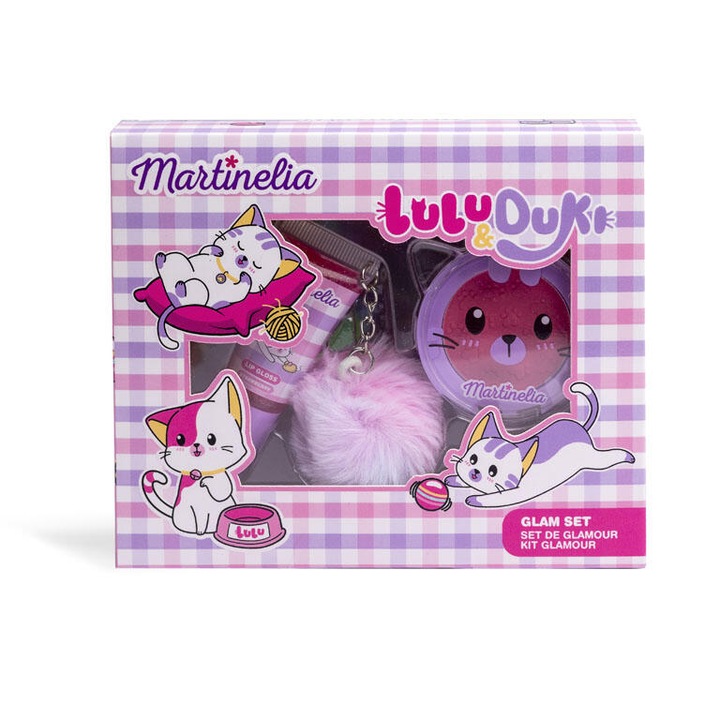 Set cosmetice, Martinelia, Lulu & Duki, Luciu de buze si blush