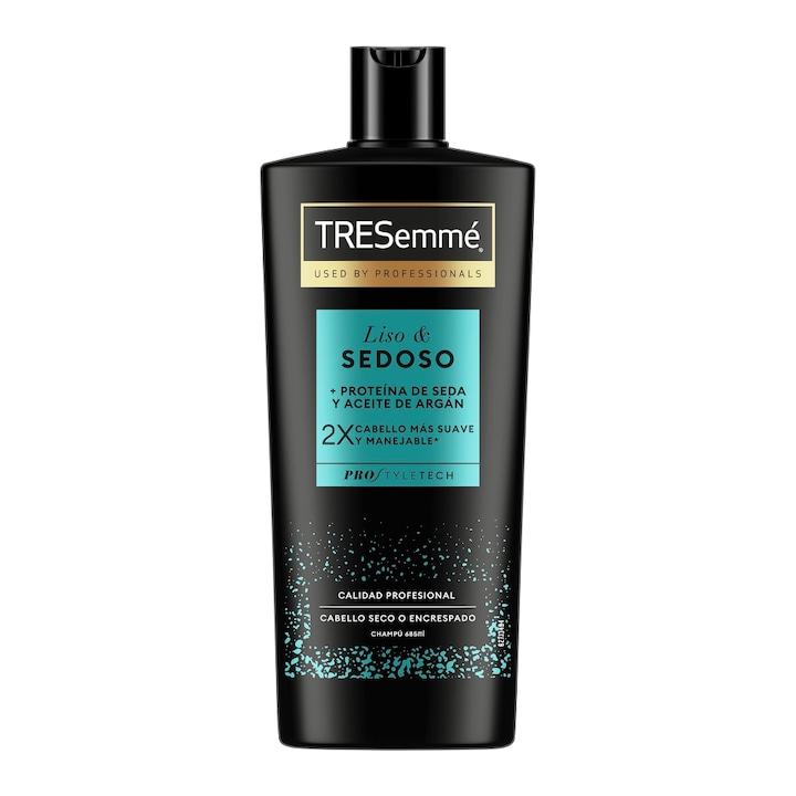 Sampon pentru par netezitor cu ulei de argan Liso & Sedoso TRESemmé 685ml