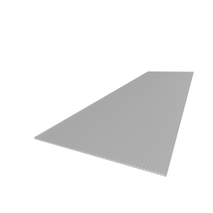 Policarbonat grosime 4mm, latime 1.05m, lungime 2m, culoare Opal