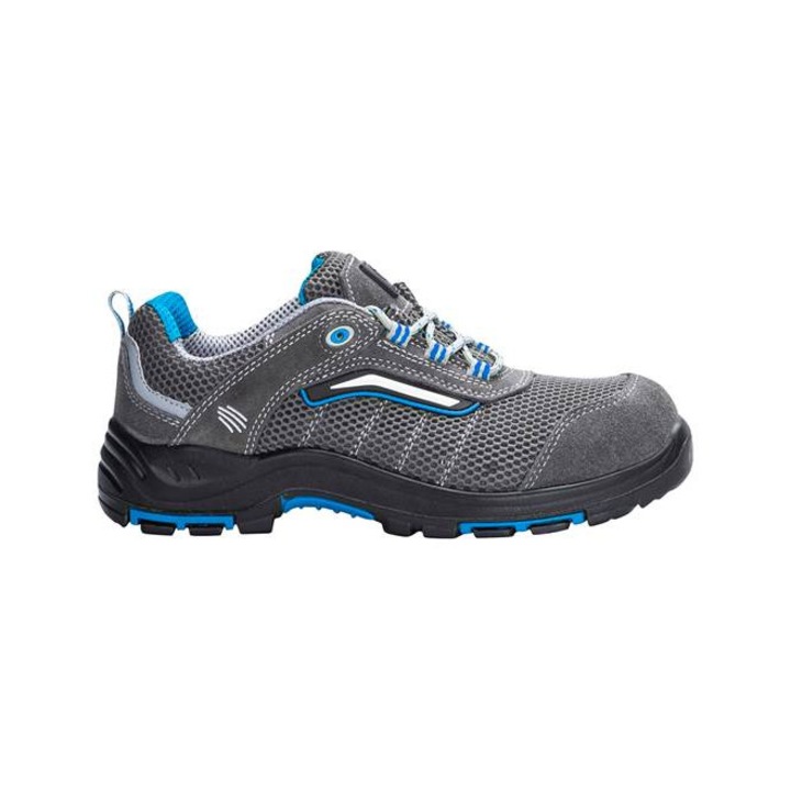 Pantofi de protectie cu bombeu compozit si lamela antiperforatie non-metalica RASPER BLUE S1P SRC - metal free
