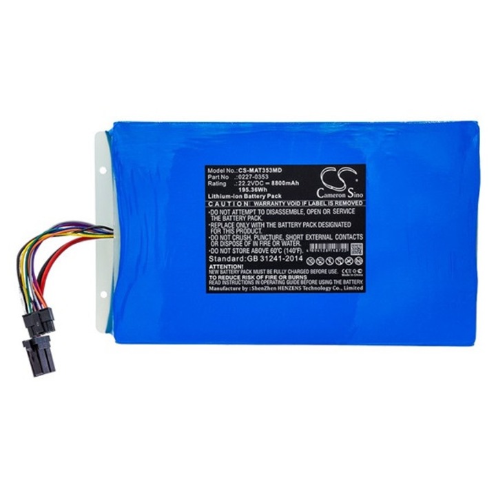 Cameron sino li-ion akkumulátor, 22.2v/8800mAh, maquet 0227-0353 kompatibilis, gyártói csomagolás