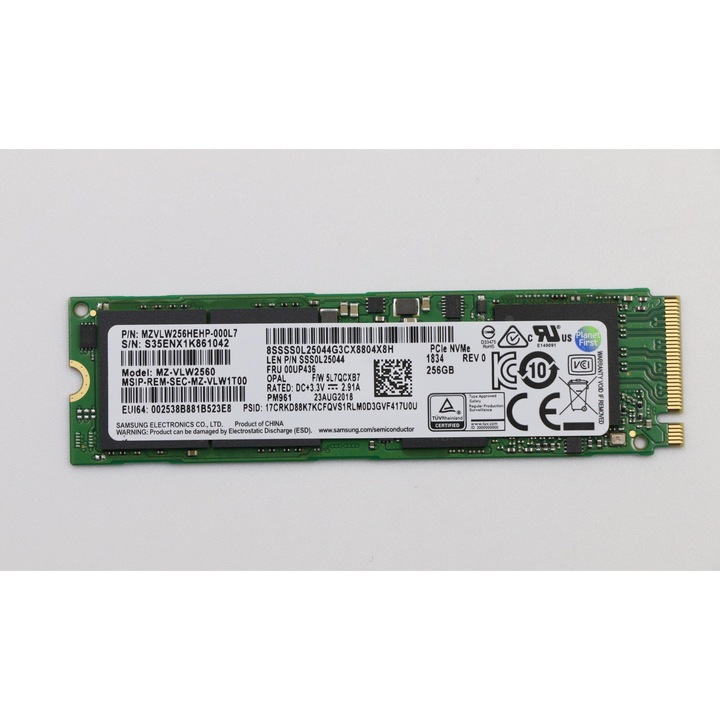 SSD диск Lenovo 256GB M.2 PCIe3x4