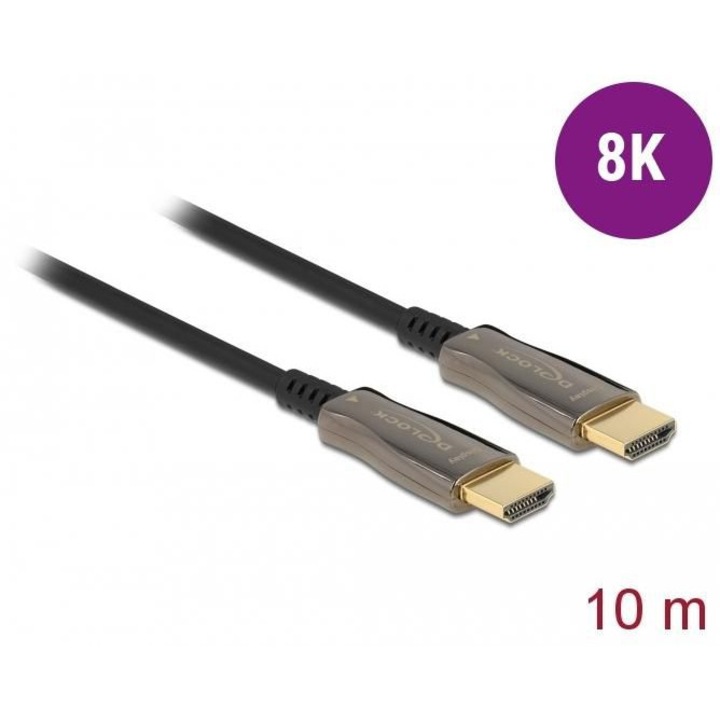 Delock HDMI kábel 10m A típusú, fekete