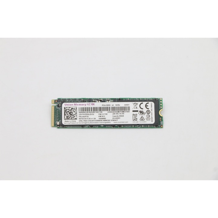 SSD Lenovo 256G PCIe 3x4