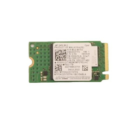 Lenovo純正1TB SSD M.2 2242 PCIe-NVMe Gen4 Lenovo純正1TB SSD M.2 2242 PCIe-NVMe Gen4 SSD Lenovo, 1TB, M