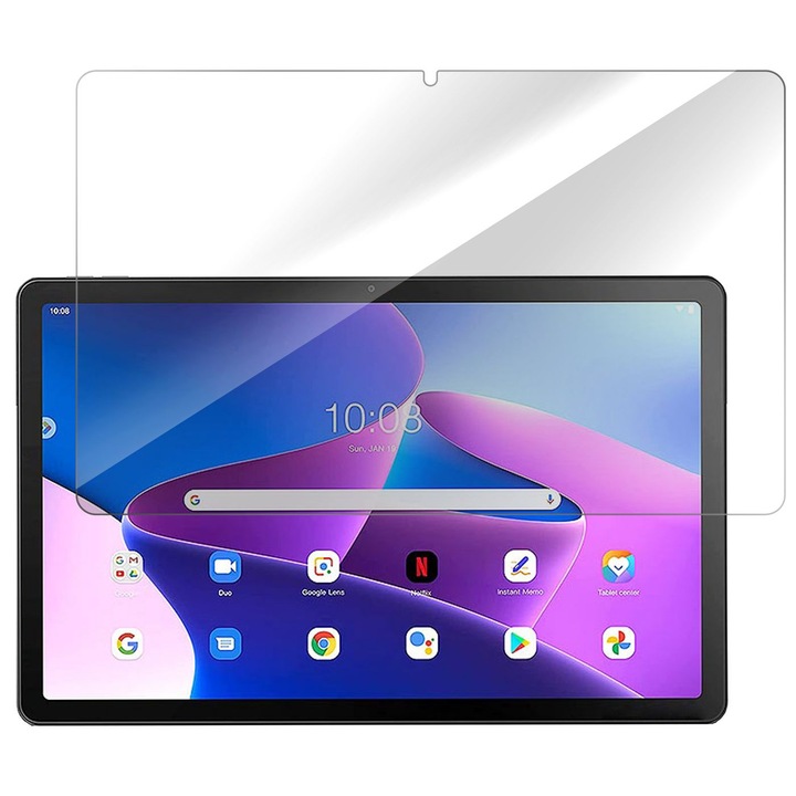 Folii protectie tablete, Ochrona ekranu, Lenovo Tab M10 Plus 3. gen, sticla securizata, Titan Shield