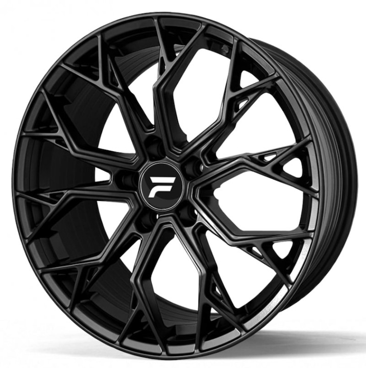 Jantă aliaj Flowtec SPYDER Black Matt 8.5x19 5x112 et30, tehnologie Flow Forming, capacitate de încărcare crescută
