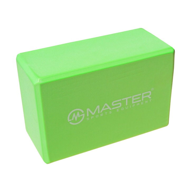 Blok de yoga Master 23x15x10 cm, material EVA, solid, usor