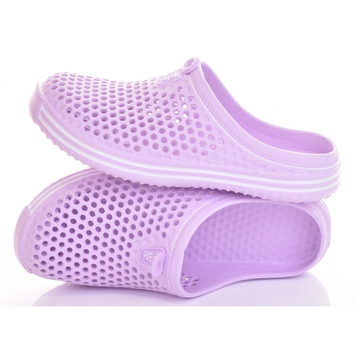 Saboti Martinus din spuma, usori, confortabili, sintetic, lila