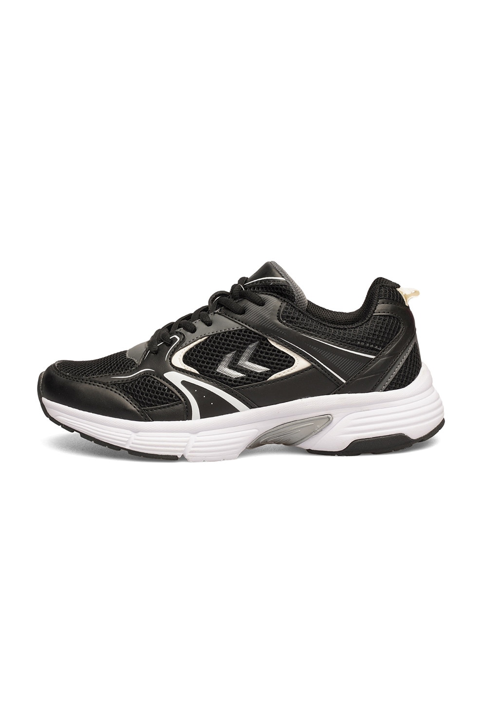 Hummel, Pantofi unisex cu aspect masiv, pentru fitness, Negru, Alb murdar, 36