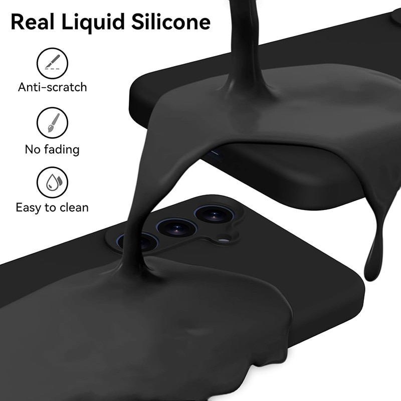 Husa protectie telefon, Silicon, Interior Microfibra, Pentru Samsung Galaxy S25, Negru