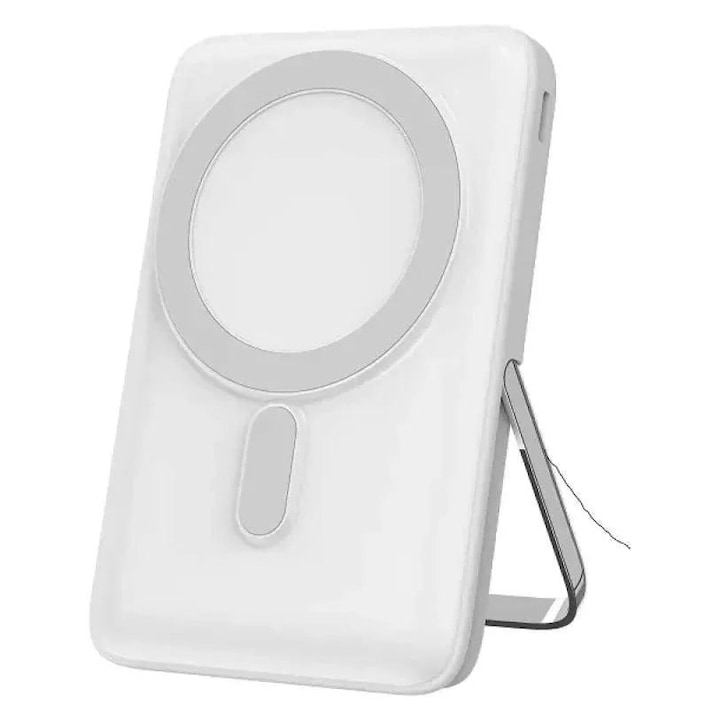 Külső hordozható akkumulátor KLGO KP-42, SS000560, 10 000 mAh, vezeték nélküli töltővel, vezeték nélküli töltő, USB-A, USB C típusú, PD gyorsan, 22, 5 W, hordozható töltő